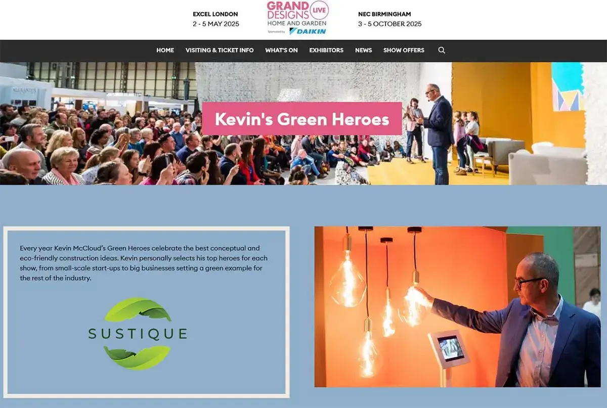 screenshot of grand designs live kevin's green heroes