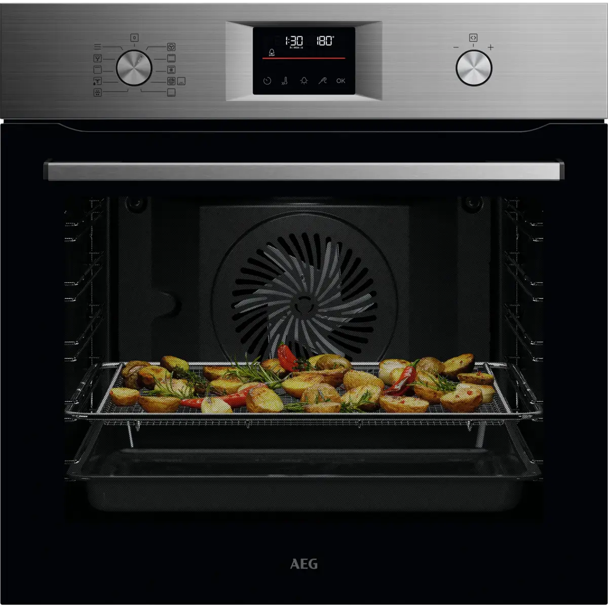 AEG 6000 SenseCook Pyrolytic Built-in Oven OS6PB50AM