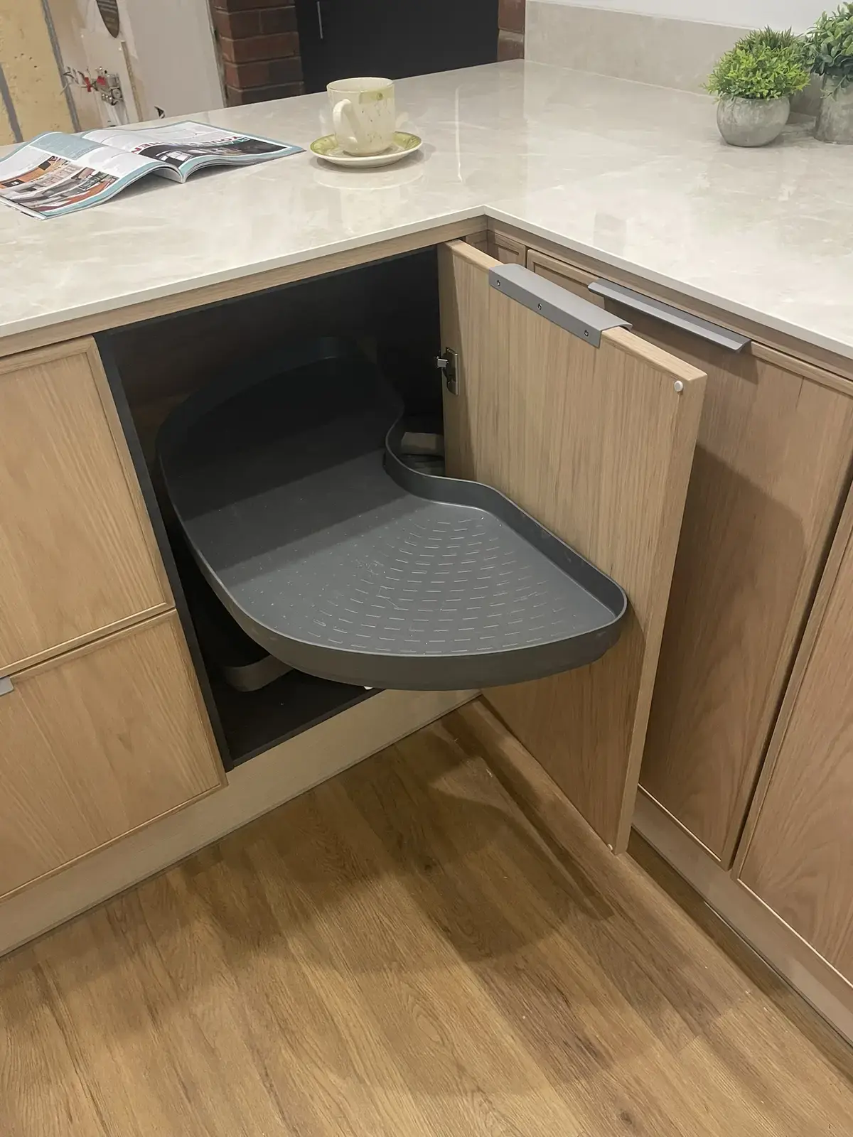 sustique supplied puustelli miinus kitchen in nsbrc renovation house - corner pull-out