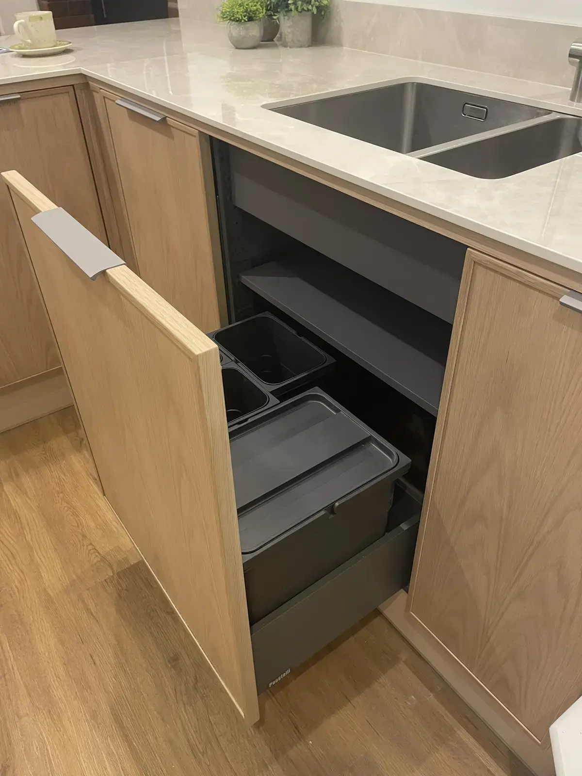 sustique supplied puustelli miinus kitchen in nsbrc renovation house - recycling centre